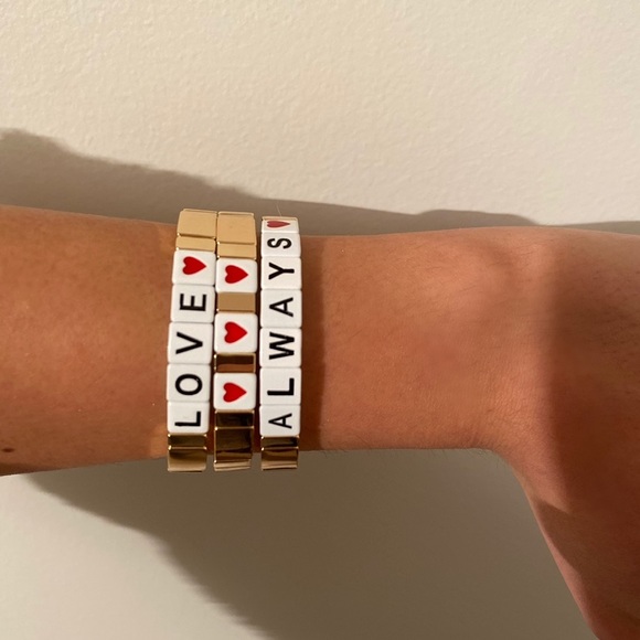Enamel Tile Bracelet - MAMA ❤️ - Picture 3 of 3